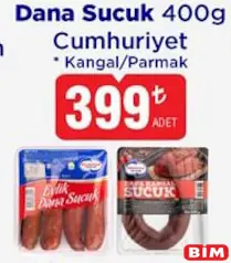 CUMHURİYET DANA SUCUK 400 G